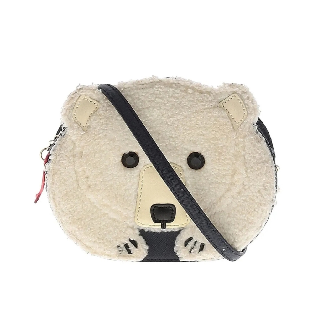 Kate Spade New York White Polar Bear Crossbody Bag